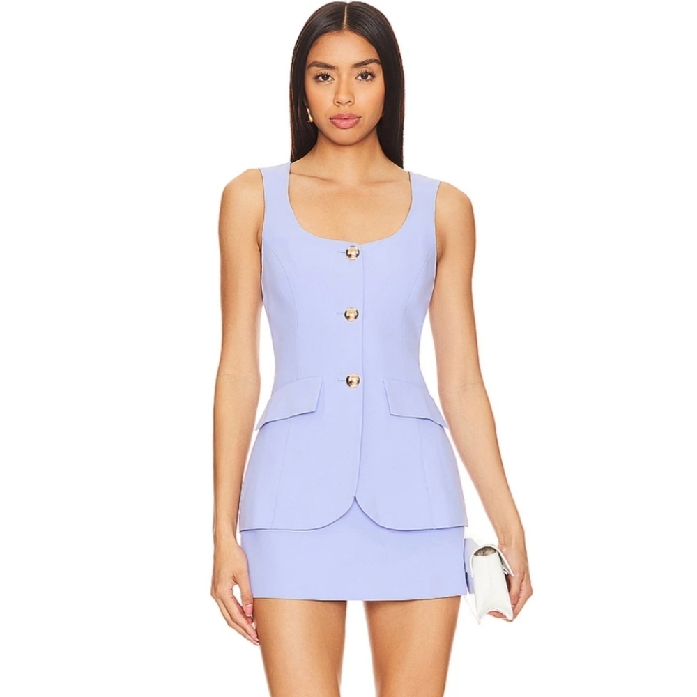 Amanda Uprichard Lavender Sleeveless Jumpsuit